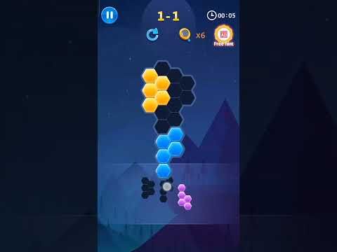 Video guide by Game Zone Central: Hexa Puzzle Level 1 #hexapuzzle