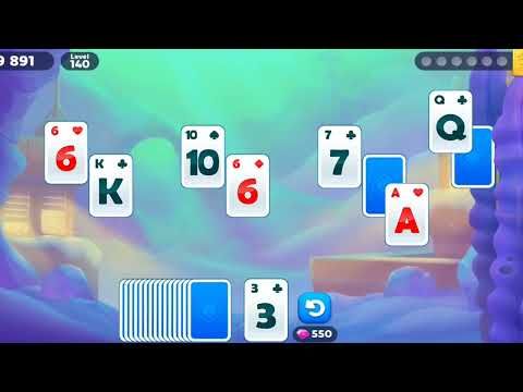 Video guide by Asik Main Bareng: Fishdom Solitaire Level 140 #fishdomsolitaire