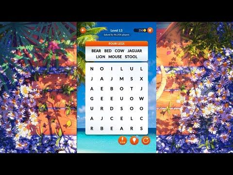 Video guide by Qwloot: Word Search! Level 13 #wordsearch