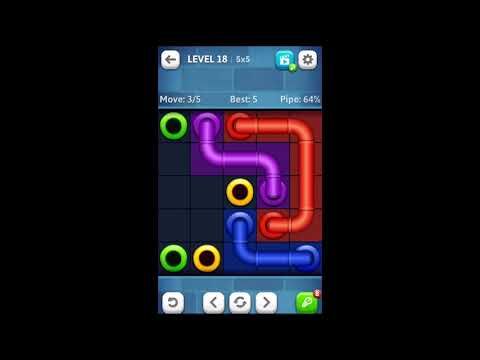 Video guide by Futzi's Game Palace: Line Puzzle: Pipe Art Level 18 #linepuzzlepipe