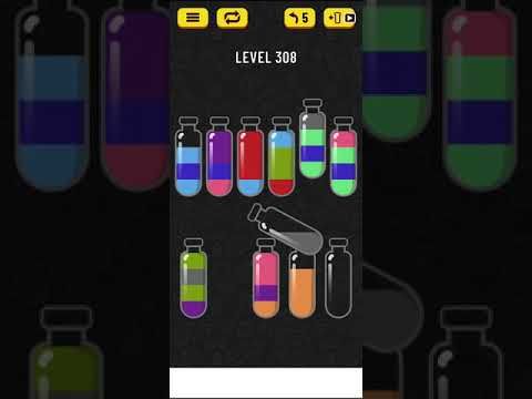 Video guide by Mobile games: Soda Sort Puzzle Level 308 #sodasortpuzzle