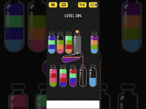 Video guide by Mobile games: Soda Sort Puzzle Level 384 #sodasortpuzzle