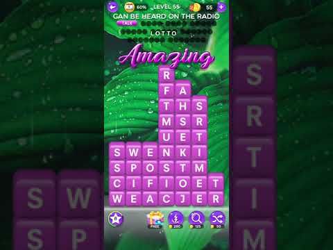 Video guide by Puzzle game: Word Crush Level 55 #wordcrush