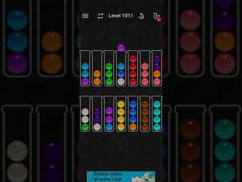 Video guide by etenia Productions: Ball Sort Color Water Puzzle Level 1011 #ballsortcolor