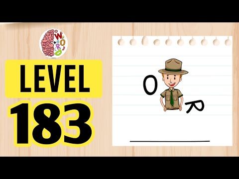 Video guide by Mr NooB: Brain Test: Tricky Words Level 183 #braintesttricky