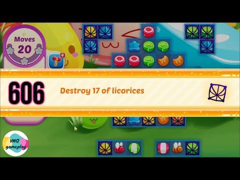 Video guide by VMQ Gameplay: Jelly Juice Level 606 #jellyjuice