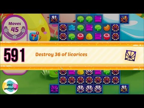 Video guide by VMQ Gameplay: Jelly Juice Level 591 #jellyjuice