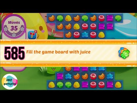 Video guide by VMQ Gameplay: Jelly Juice Level 585 #jellyjuice