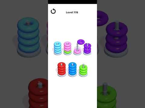 Video guide by Mobile Games: Hoop Stack Level 778 #hoopstack