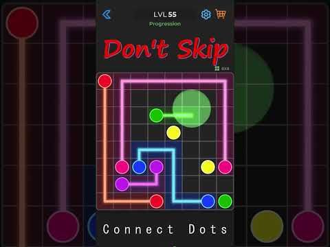 Video guide by Hector's Gaming: Dots Level 55 #dots