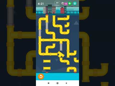 Video guide by Offline Game Play: Pipes Level 4-21 #pipes