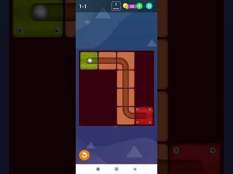 Video guide by PIPES PUZZLES  GAMES: Rolling Ball Level 1 #rollingball
