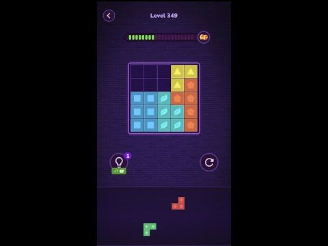 Video guide by Block Puzzle: Block Puzzle Level 349 #blockpuzzle