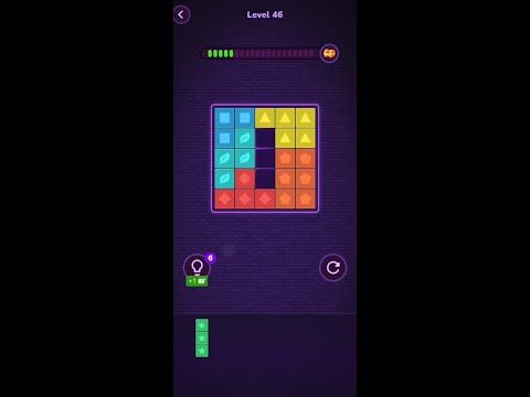 Video guide by Block Puzzle: Block Puzzle Level 46 #blockpuzzle