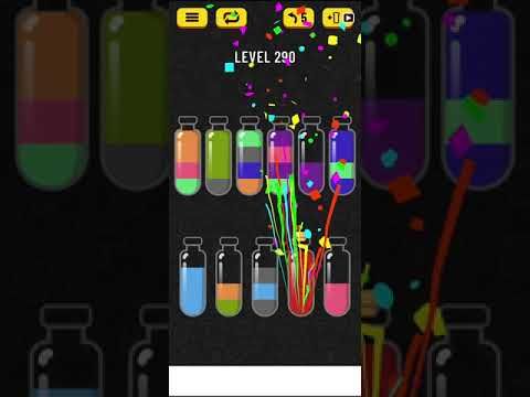 Video guide by Mobile games: Soda Sort Puzzle Level 290 #sodasortpuzzle