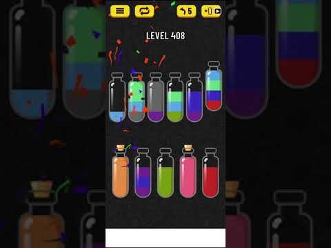 Video guide by Mobile games: Soda Sort Puzzle Level 408 #sodasortpuzzle