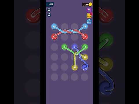 Video guide by XQB GAMING: Twisted Tangle Level 174 #twistedtangle