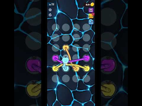 Video guide by XQB GAMING: Twisted Tangle Level 73 #twistedtangle