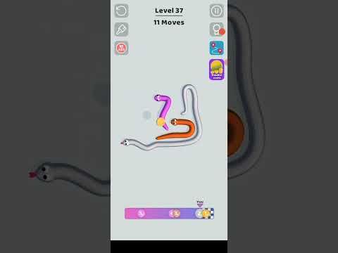 Video guide by Fazie Gamer: Tangled Snakes Level 37 #tangledsnakes