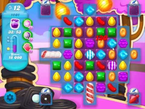 Video guide by skillgaming: Candy Crush Soda Saga Level 1201 #candycrushsoda