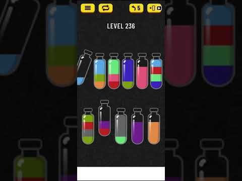 Video guide by Mobile games: Soda Sort Puzzle Level 236 #sodasortpuzzle