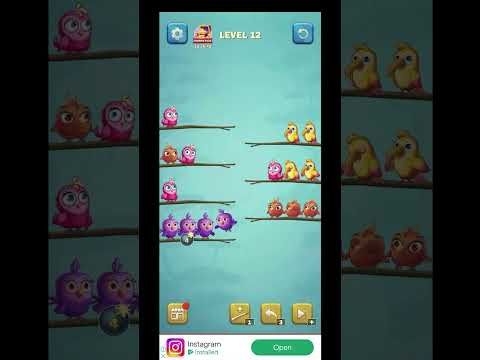 Video guide by Puzzle_Daddy: Bird Sort Puzzle Level 12 #birdsortpuzzle