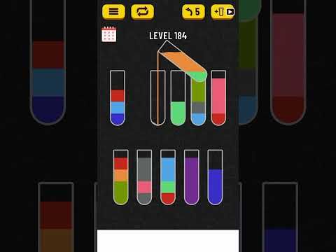 Video guide by Genius gaming zo9: Water Sort Color Puzzle Level 184 #watersortcolor