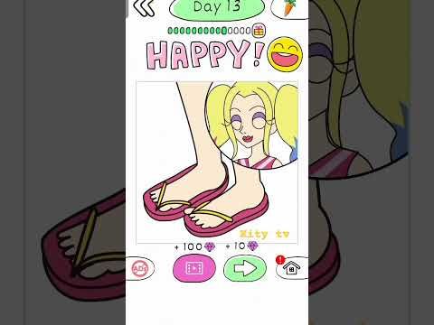 Video guide by Kity Tv: Draw Happy Queen Level 13 #drawhappyqueen
