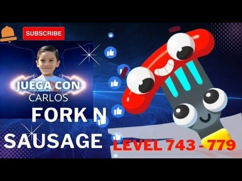 Video guide by Juega Con Carlos: Fork N Sausage Level 743 #forknsausage