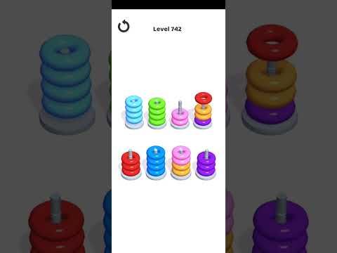 Video guide by Mobile Games: Hoop Stack Level 742 #hoopstack