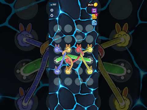 Video guide by XQB GAMING: Twisted Tangle Level 197 #twistedtangle
