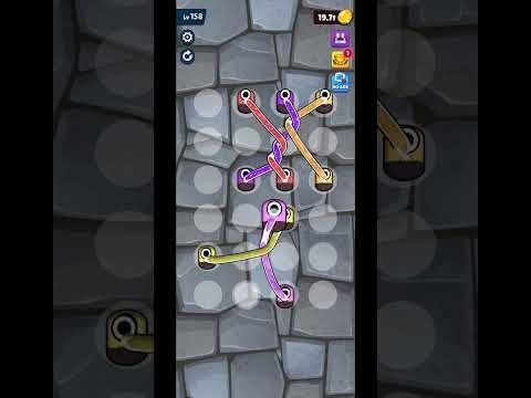 Video guide by XQB GAMING: Twisted Tangle Level 158 #twistedtangle