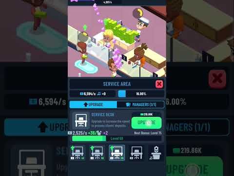 Video guide by bs gaming: Idle Bank Level 65 #idlebank