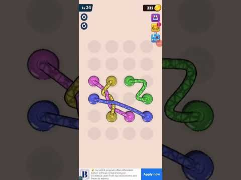Video guide by Fazie Gamer: Twisted Tangle Level 24 #twistedtangle