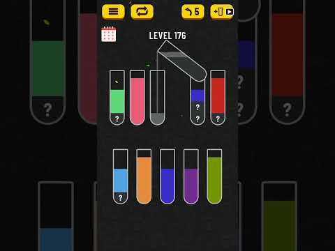 Video guide by Genius gaming zo9: Water Sort Color Puzzle Level 176 #watersortcolor