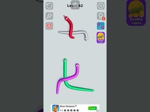 Video guide by Zubi Gaming: Tangled Snakes Level 42 #tangledsnakes