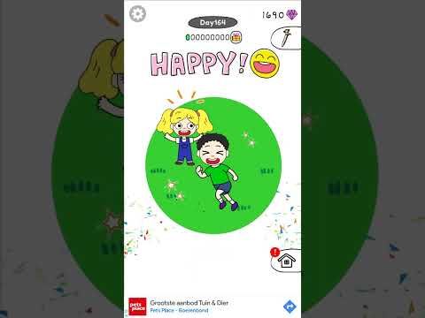Video guide by KewlBerries: Draw Happy Puzzle Level 164 #drawhappypuzzle