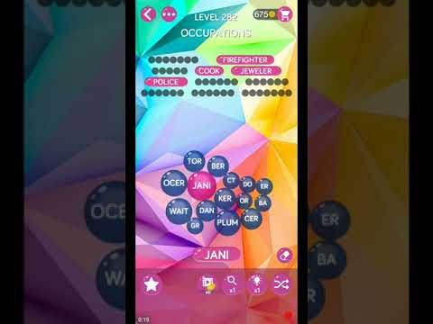 Video guide by ETPC EPIC TIME PASS CHANNEL: Word Pearls Level 282 #wordpearls
