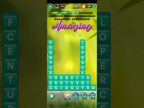 Video guide by Go Answer: Word Crush Level 100 #wordcrush