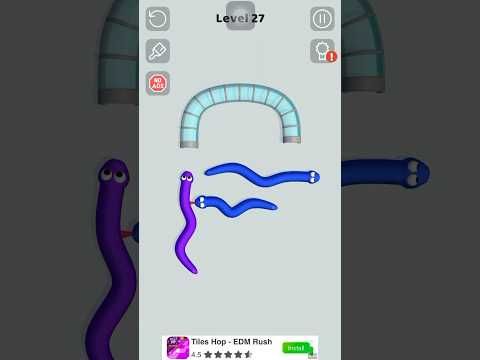 Video guide by Zubi Gaming: Tangled Snakes Level 27 #tangledsnakes