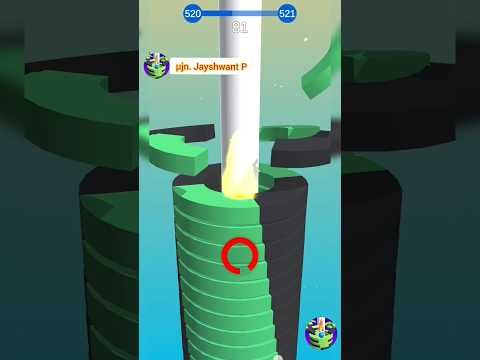 Video guide by μJn. Jayshwant P: Happy Stack Ball Level 520 #happystackball