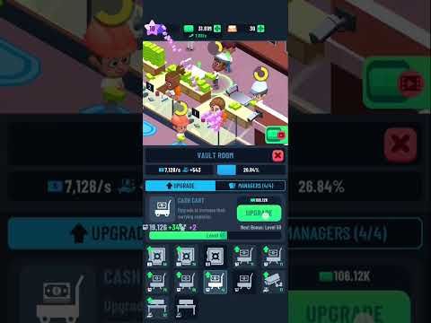 Video guide by bs gaming: Idle Bank Level 105 #idlebank