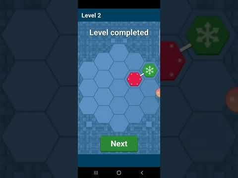 Video guide by Connect me Logic puzzle: Hexagonal! Level 2 #hexagonal