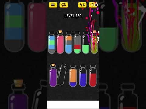 Video guide by Mobile games: Soda Sort Puzzle Level 220 #sodasortpuzzle