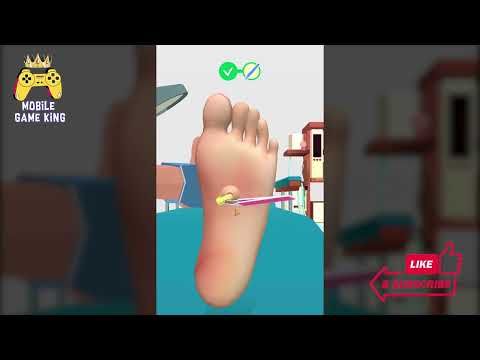 Video guide by Mobile Game King: Foot Clinic Level 1-3 #footclinic