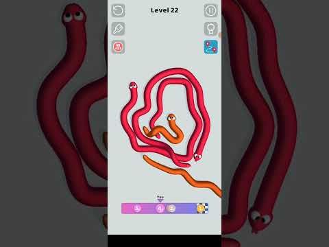 Video guide by Fazie Gamer: Tangled Snakes Level 22 #tangledsnakes