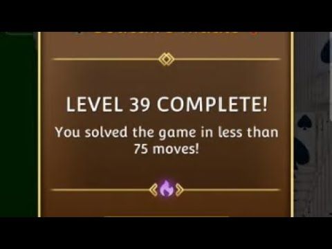 Video guide by SolitaireSavvy: Solitaire’ Level 39 #solitaire