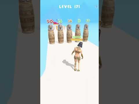 Video guide by Rainbow Gaming: Cleopatra Run Level 171 #cleopatrarun