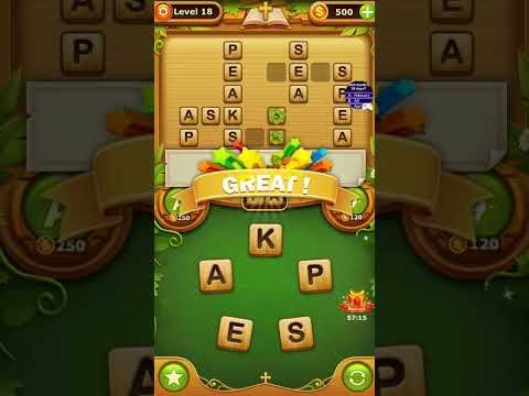 Video guide by RebelYelliex: Bible Word Cross Level 18 #biblewordcross