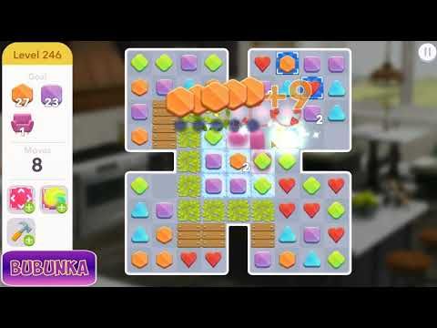 Video guide by Bubunka Match 3 Gameplay: Home Design Level 246 #homedesign